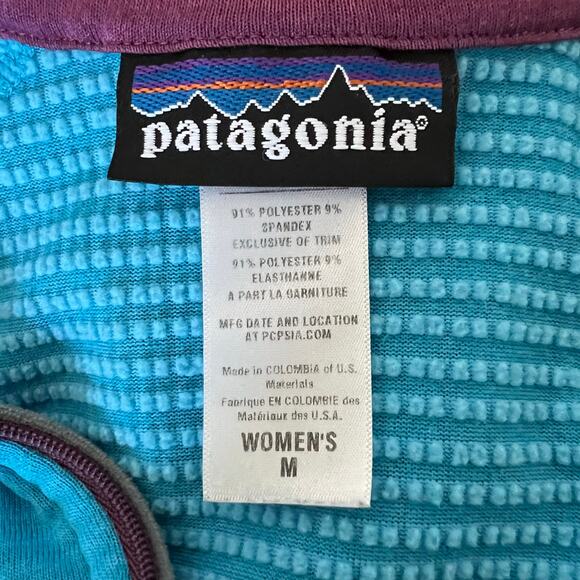 Patagonia‎ Capilene Expedition Weight 1/4 Zip Blue Size Medium - Picture 6 of 7